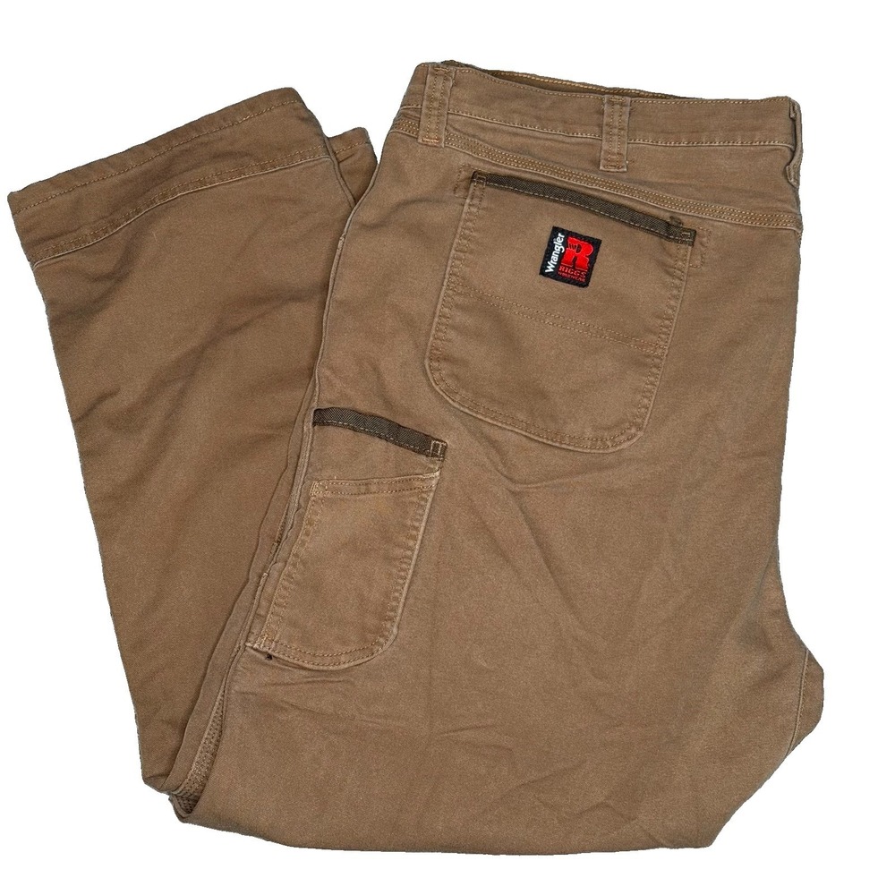 Wrangler Riggs Workwear UtilityPantsโ Mens 48x30 Cargo Canvas Carpenter